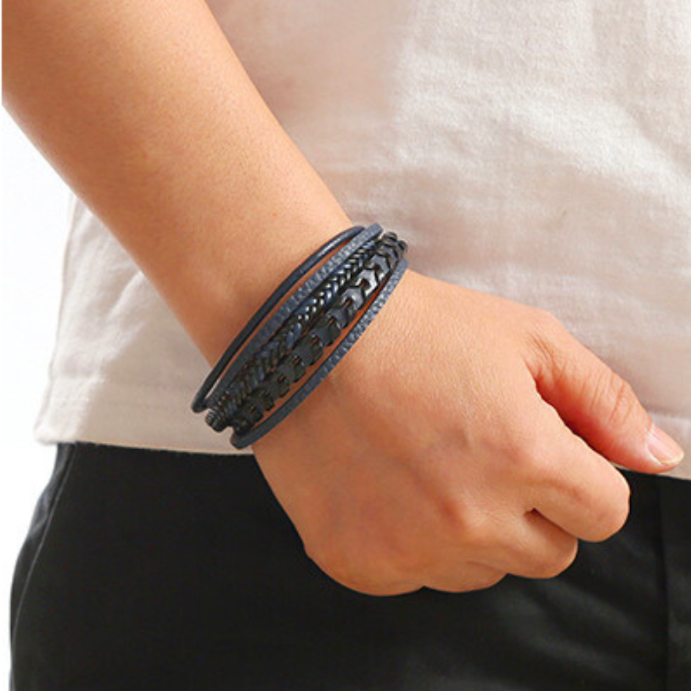 Nolan | Flätad Vikingarmband
