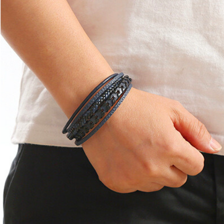 Nolan | Flätad Vikingarmband