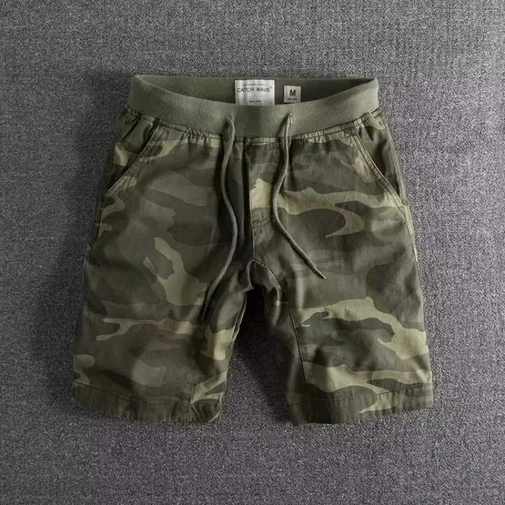Nathan | Avslappnade Camo Shorts