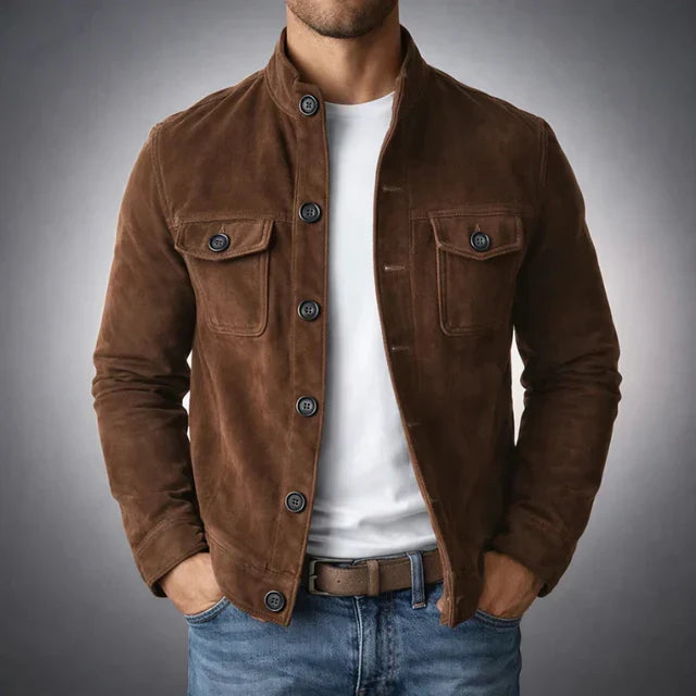 Jacob | Klassisk Pocket Suede Jacka