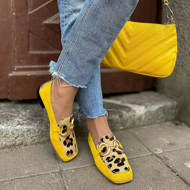 Velma | Stiliga Leopardmönstrade Loafers