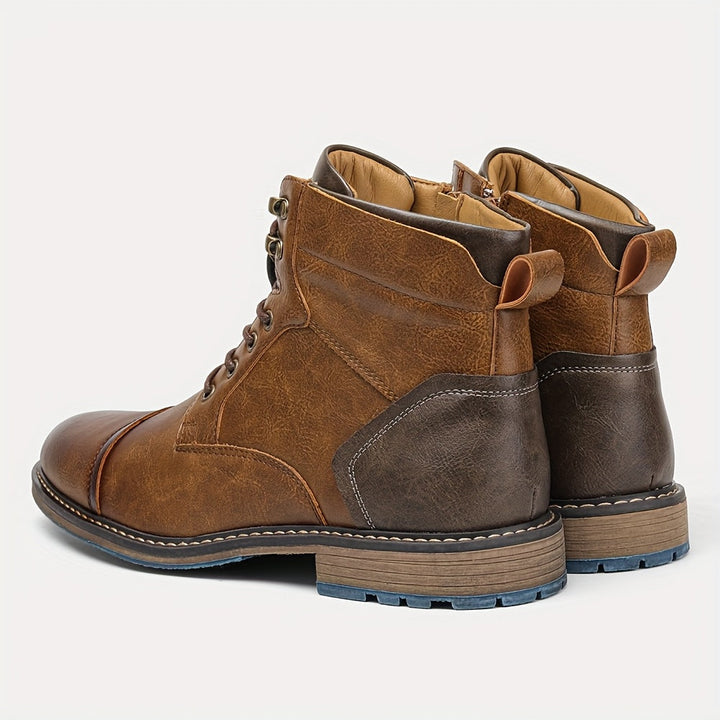 Rupert | Finsydda Cap-Toe Ankstövlar