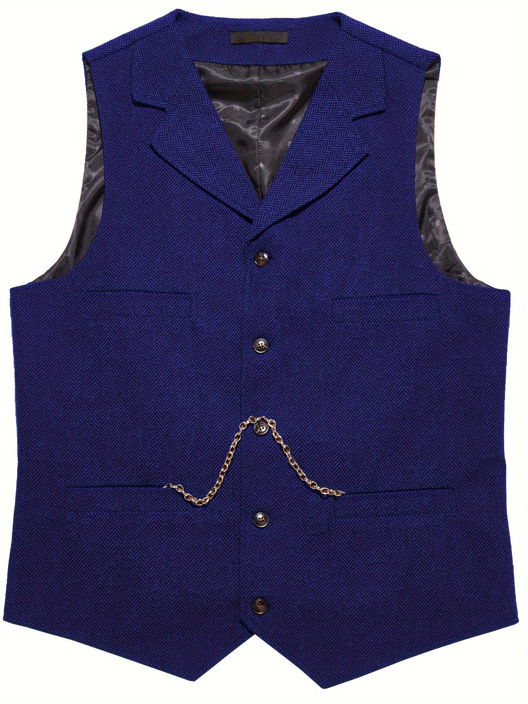 Byron | Raffinerad Herringbone Väst