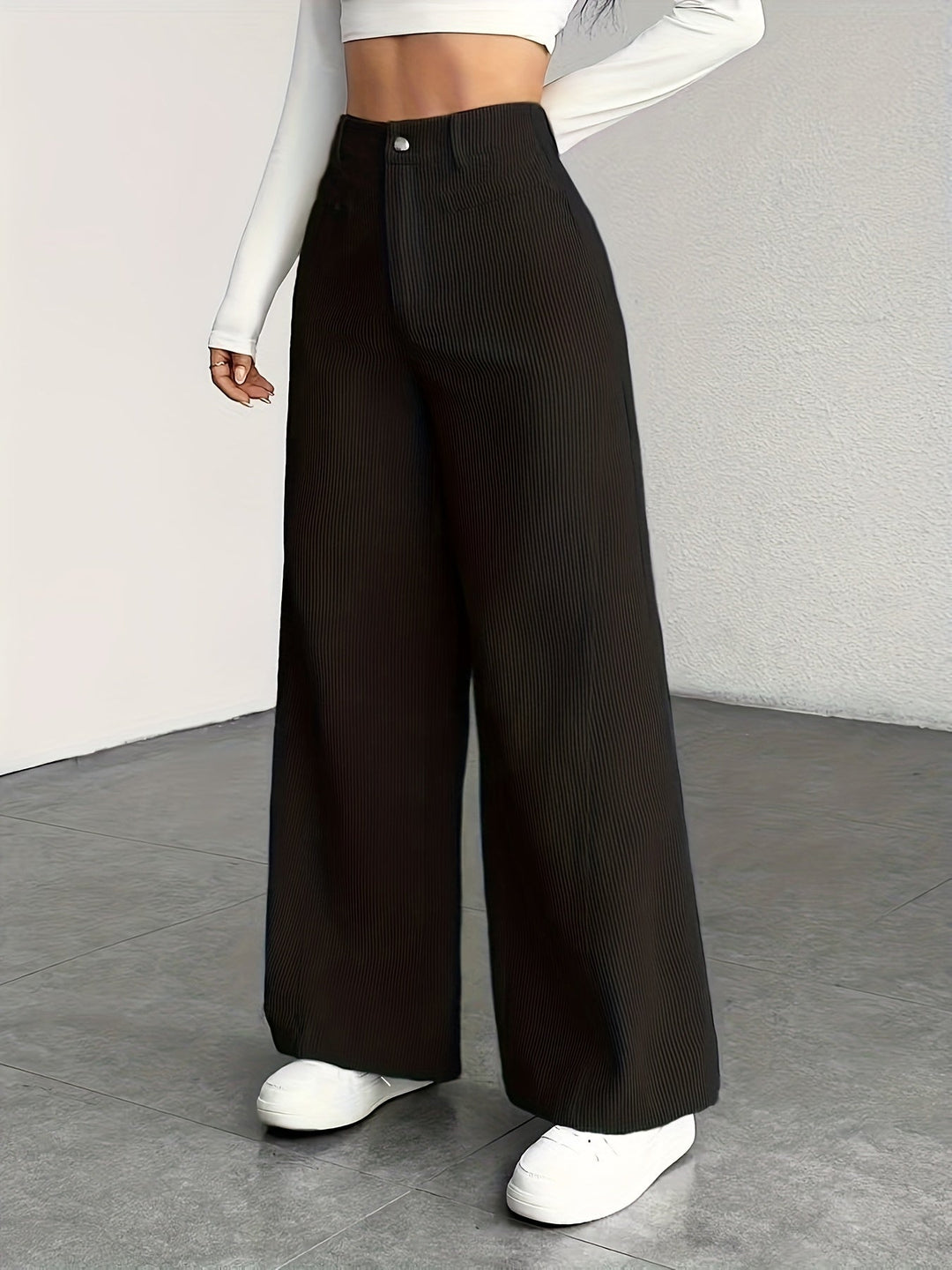 Kimberly | Högmidjade Vida Byxor