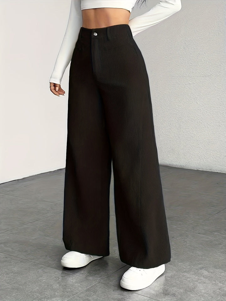 Kimberly | Högmidjade Vida Byxor