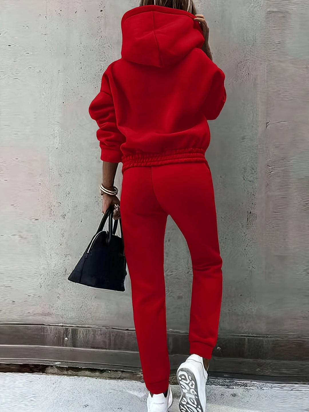 Farrah | Avslappnad Hooded Tvådelad Set