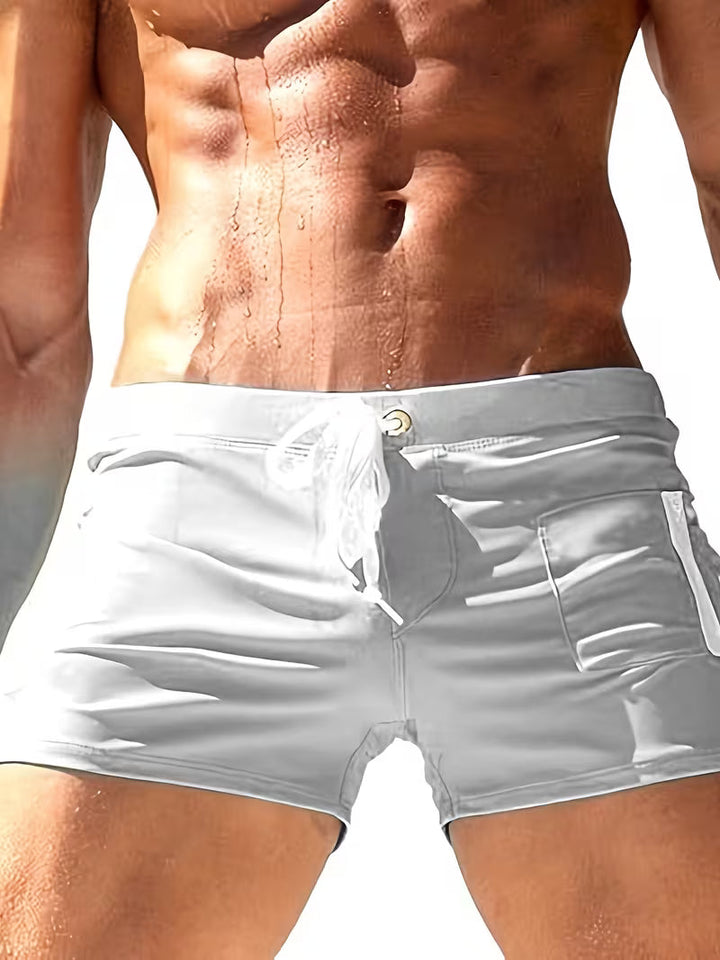 Tanner | Trendiga Dragkedja Boxer Badbyxor