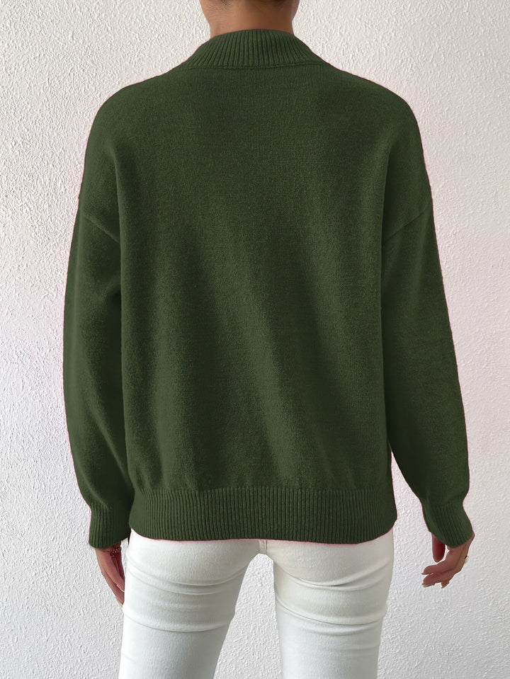Lorelei | Förfinad Mock Neck Tröja