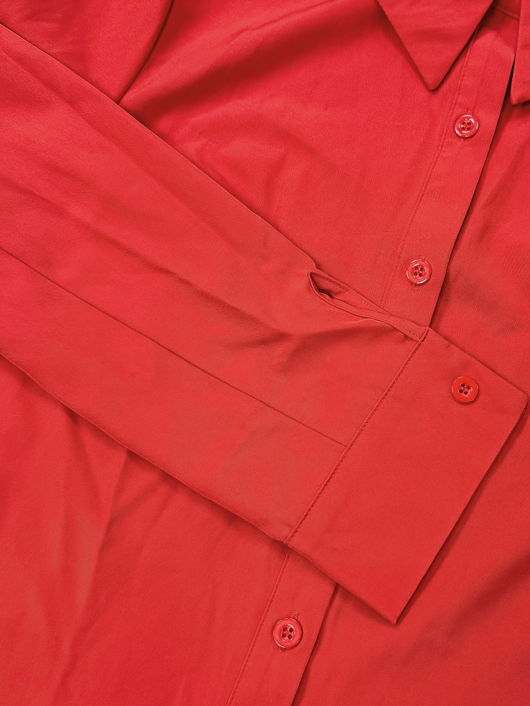 Quinn | Fins Button-Front Blus