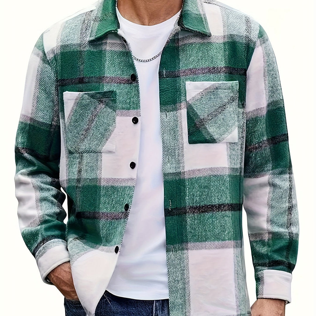 Corbin | Robust Rutigt Overshirt