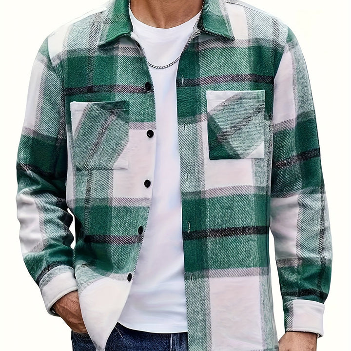 Corbin | Robust Rutigt Overshirt