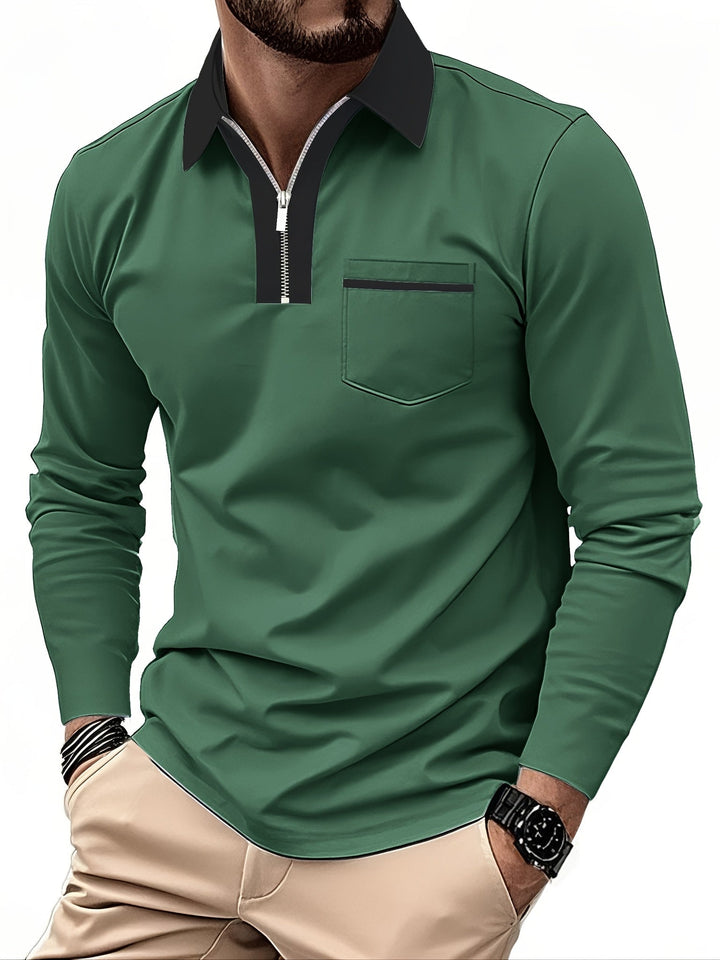 Curtis | Raffinerad Zip-Krage Polotröja