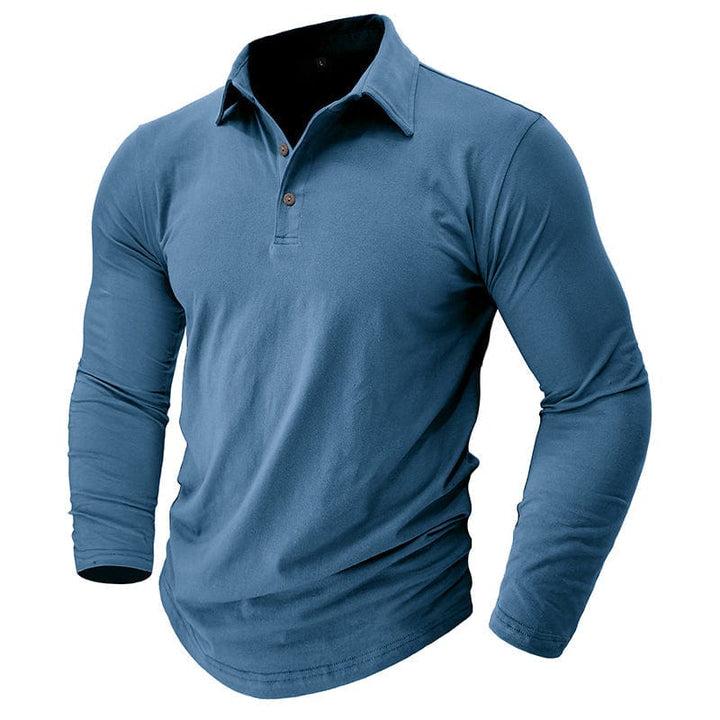 Travis Owen | Stilig Premium Långärmad Polo