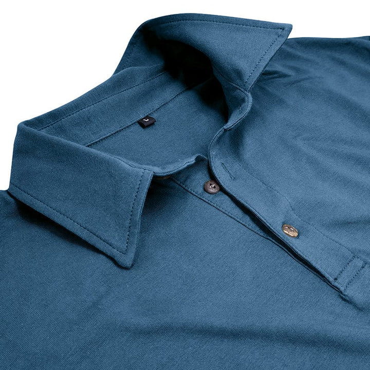 Travis Owen | Stilig Premium Långärmad Polo