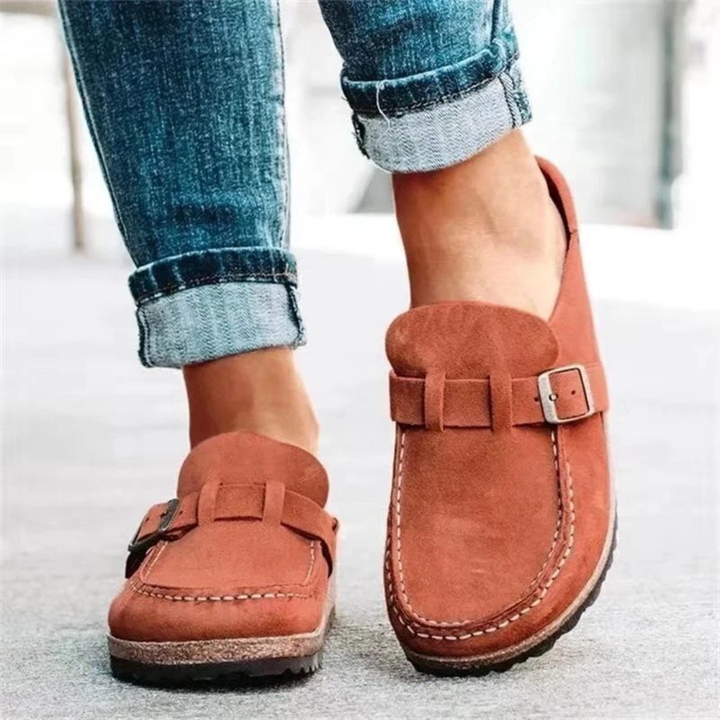 Lauren | Låg Klack Spänne Loafers
