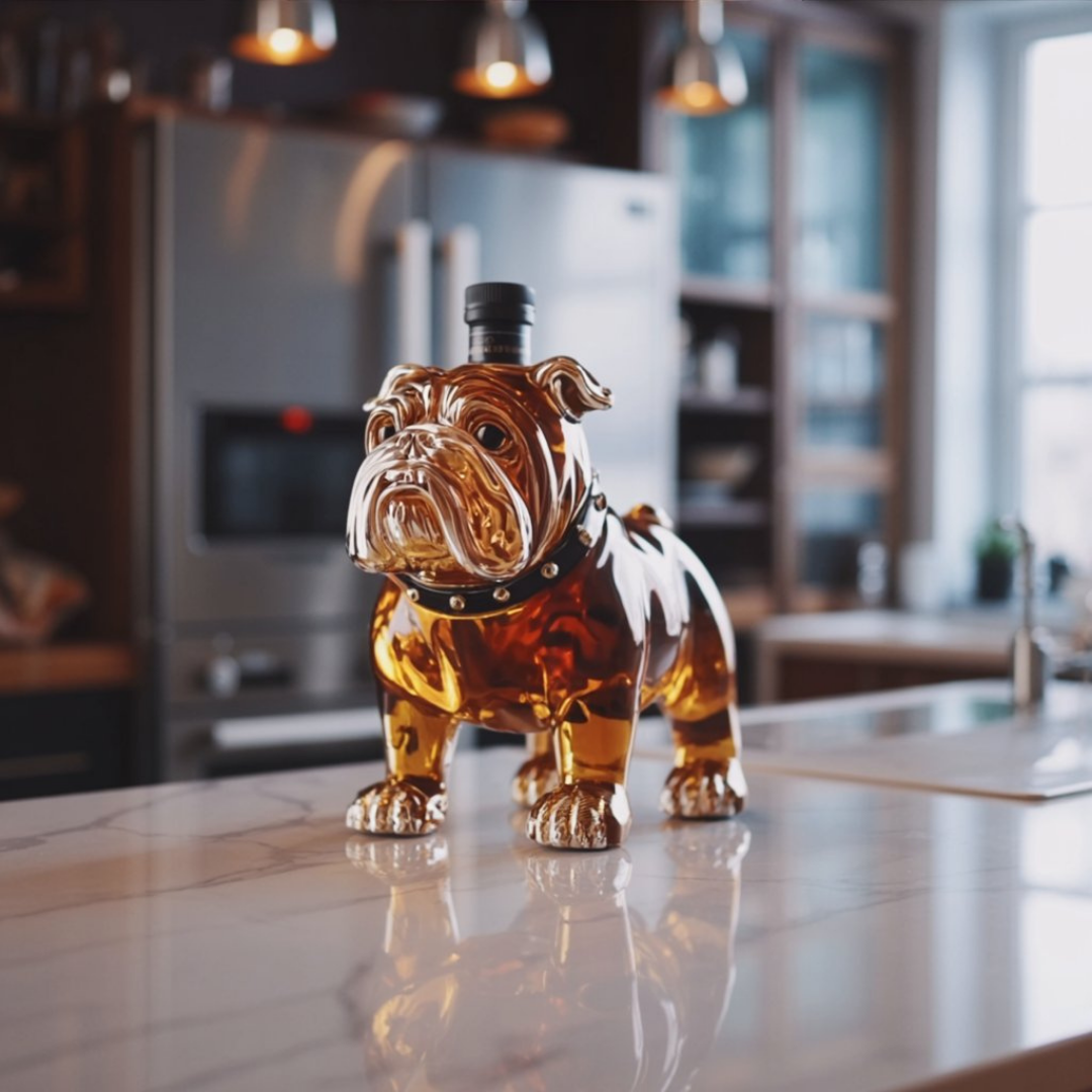 Frank | Whiskyflaska Bulldogdesign