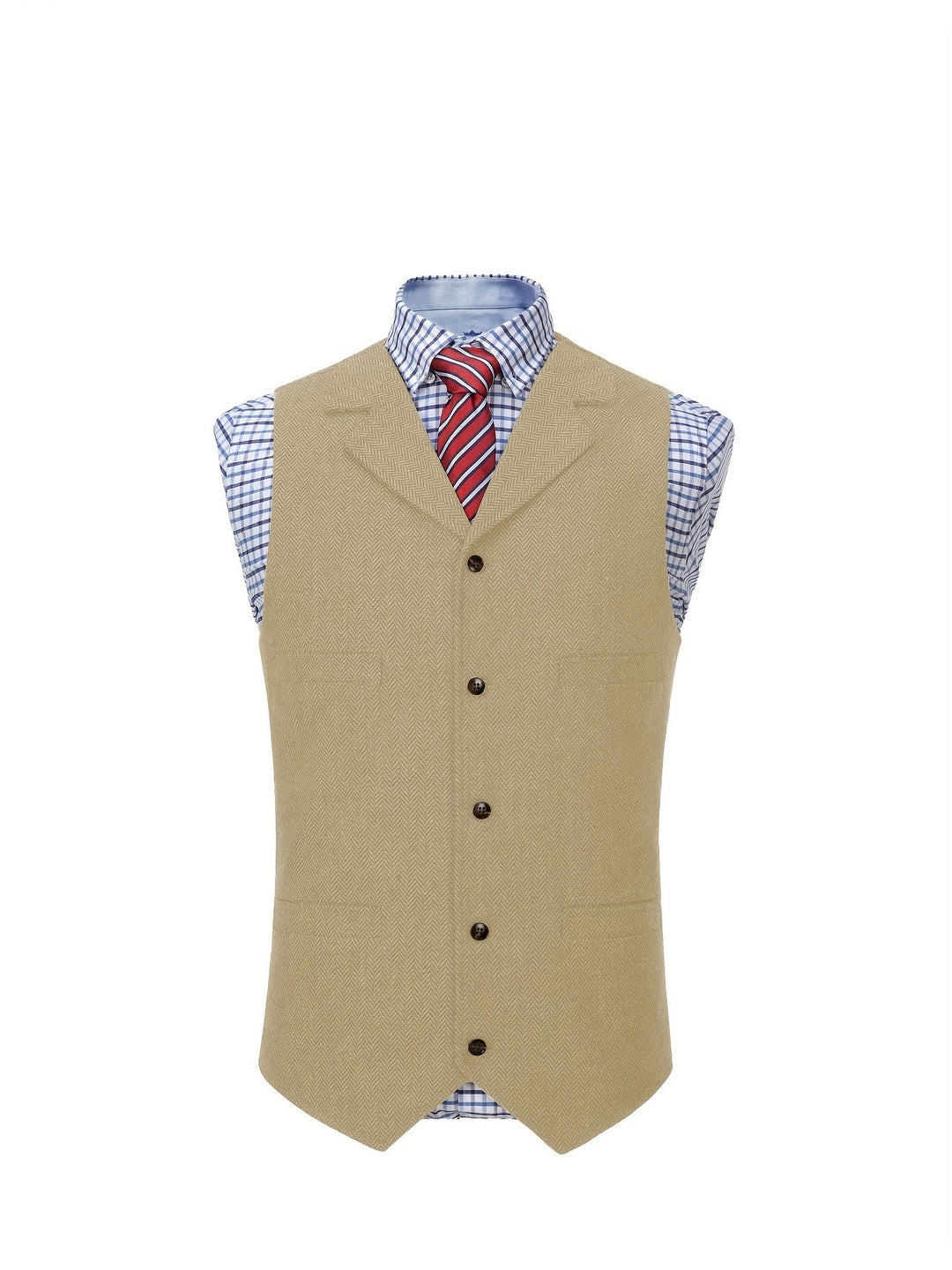 Colton | Heritage Herringbone Vest