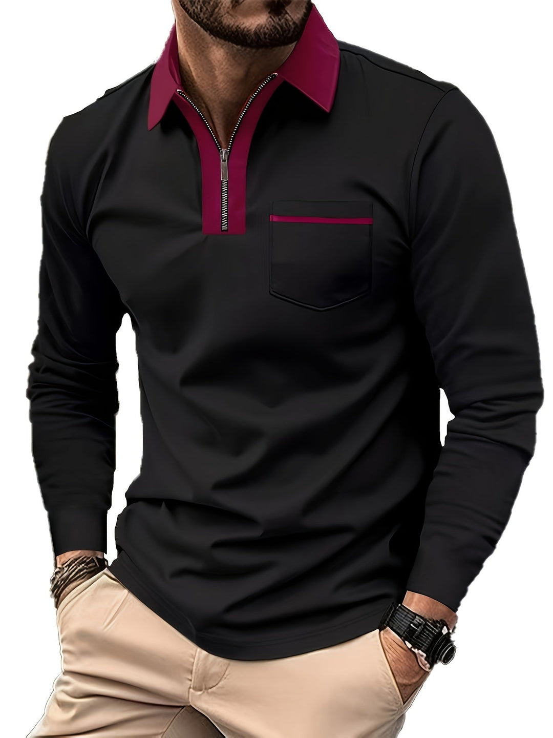 Curtis | Raffinerad Zip-Krage Polotröja