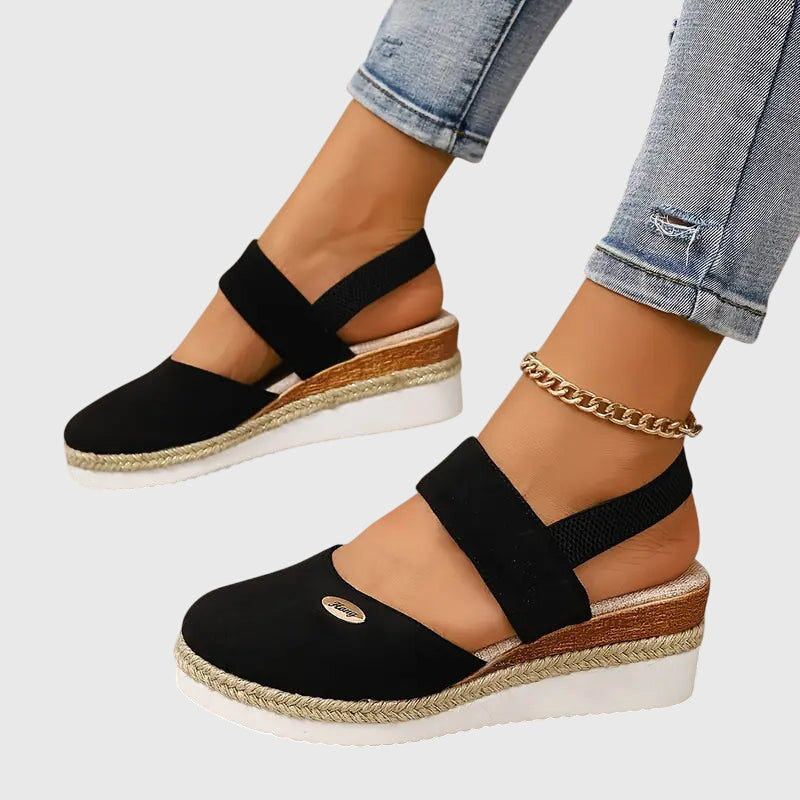 Ruth | Dämpade Kilklack Sandaler