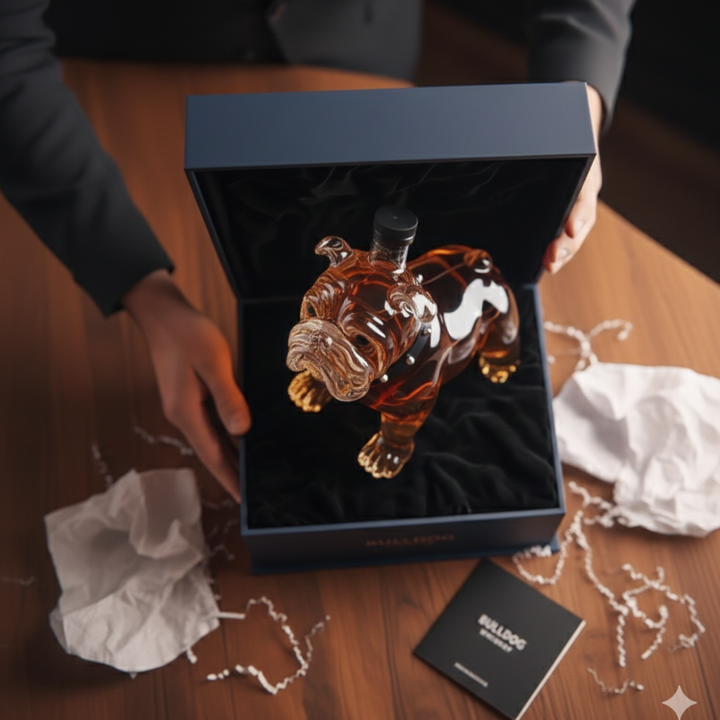 Frank | Whiskyflaska Bulldogdesign