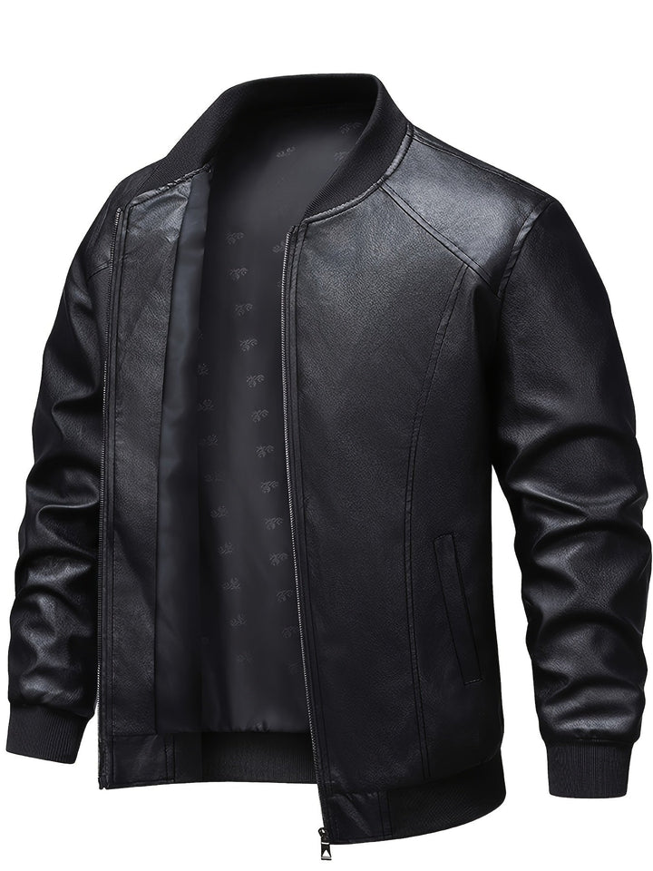 Dalton | Finsydd Zip-Up Bomberjacka