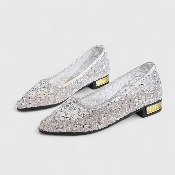 Cassidy | Elegant Spetsiga Lågskor