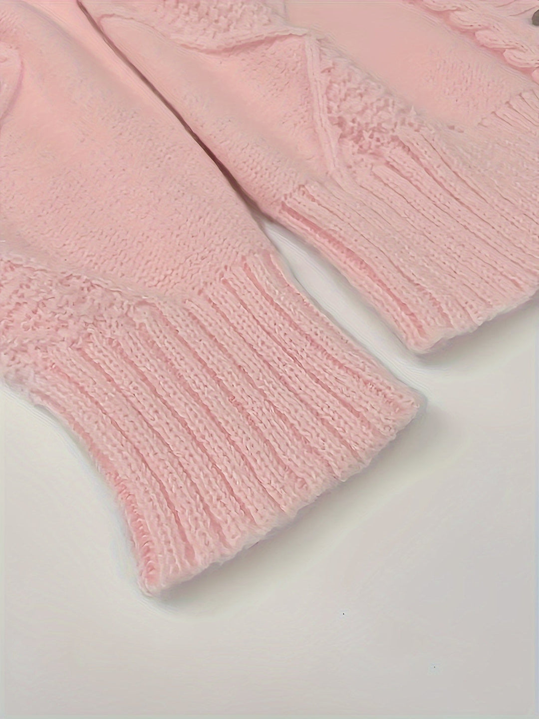 Lucinda | Mysig Kabelstickad Knappcardigan