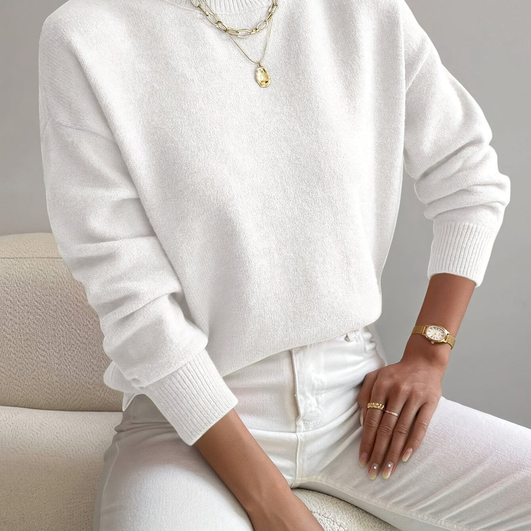 Lorelei | Förfinad Mock Neck Tröja