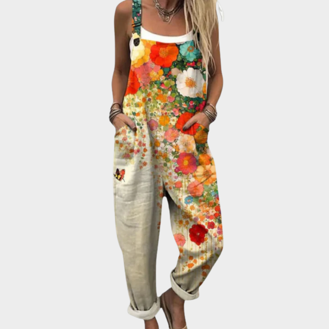 Marisol | Stilig Multicolor Blomster Jumpsuit