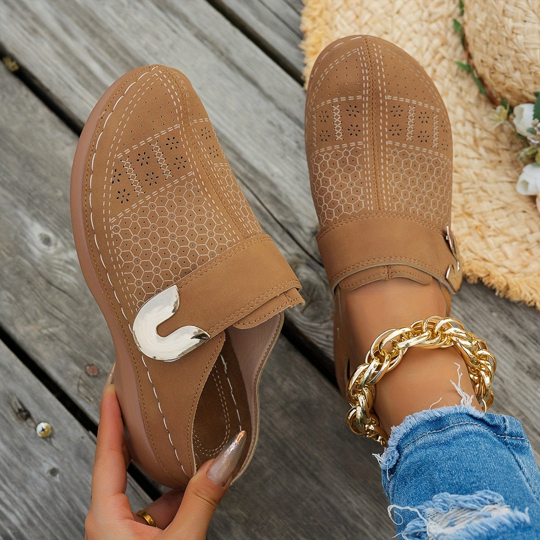 Annalise | Dämpade Wedge Träskor