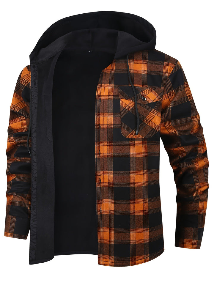 Desmond | Hoodie-rutig skjorta jacka