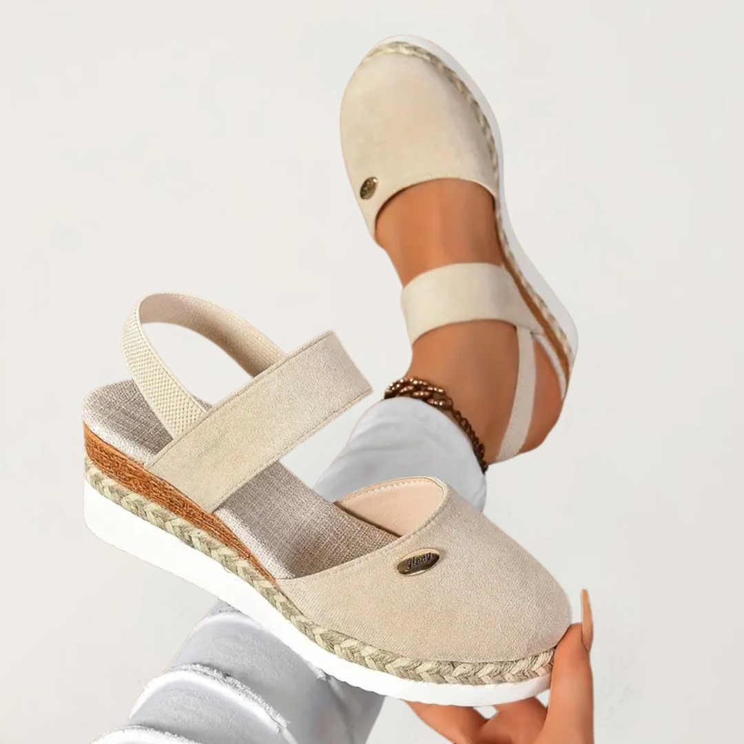 Ruth | Dämpade Kilklack Sandaler