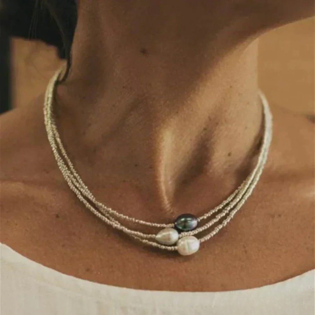 Deanna | Elegant Vintage Pärlhalsband