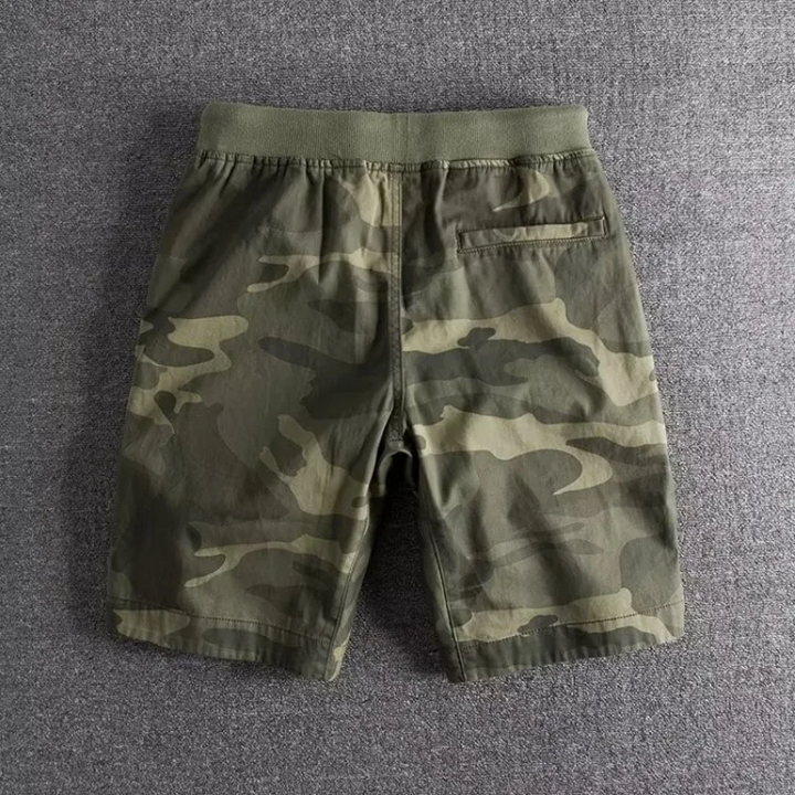 Nathan | Avslappnade Camo Shorts
