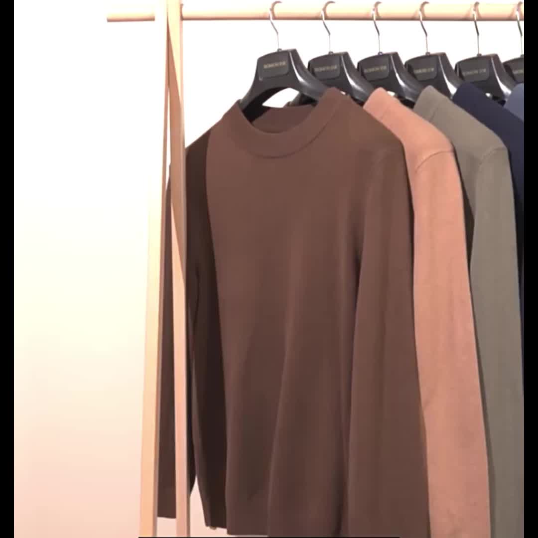 Russell | Finslipad Mock-Neck Tröja