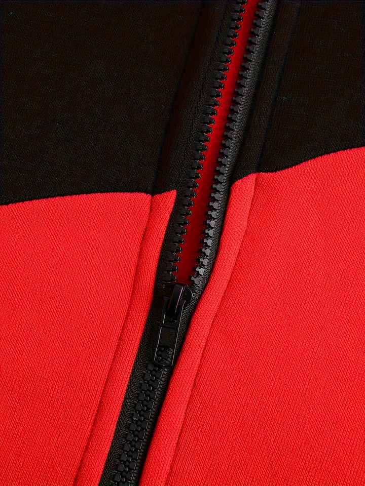 Bryce | Färgblock Zip-Up Hooded Jacket