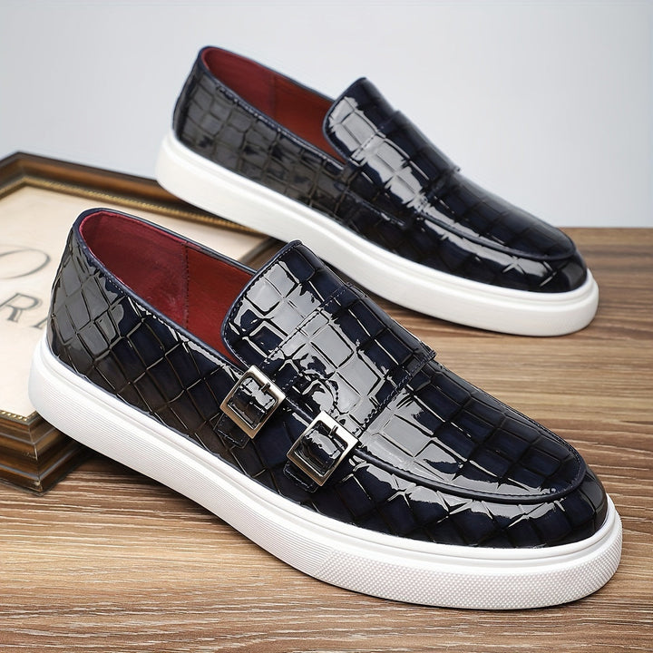 Xavier | Texturerade Slip-On Loafers