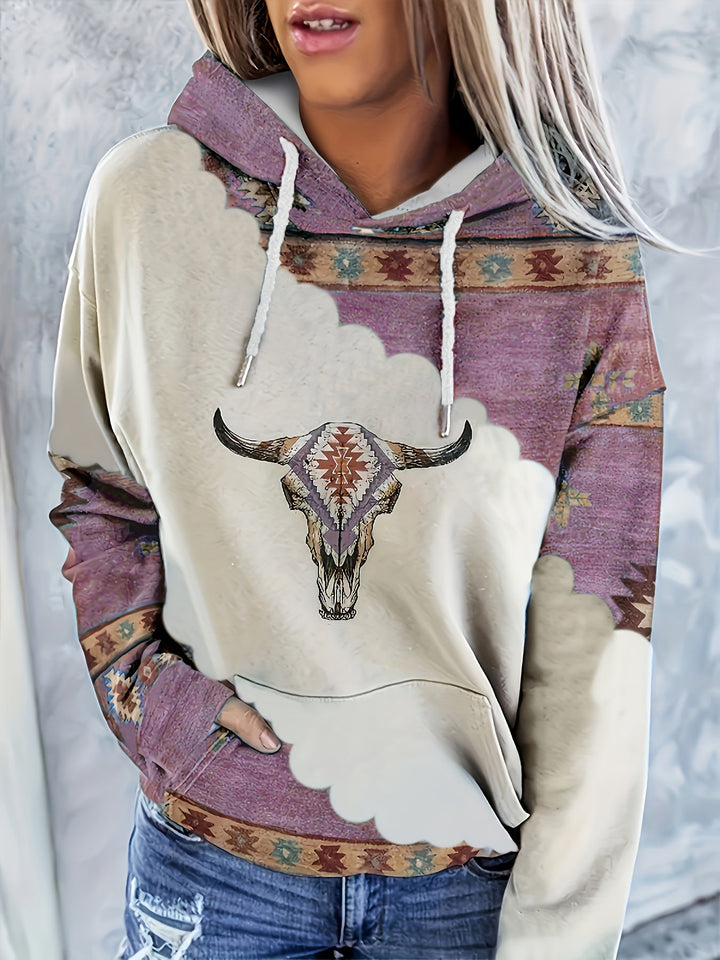 Tamsin | Västerländskt Inspirerad Tryckt Hoodie