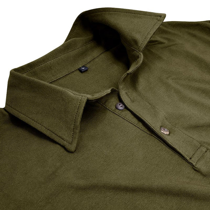 Travis Owen | Stilig Premium Långärmad Polo