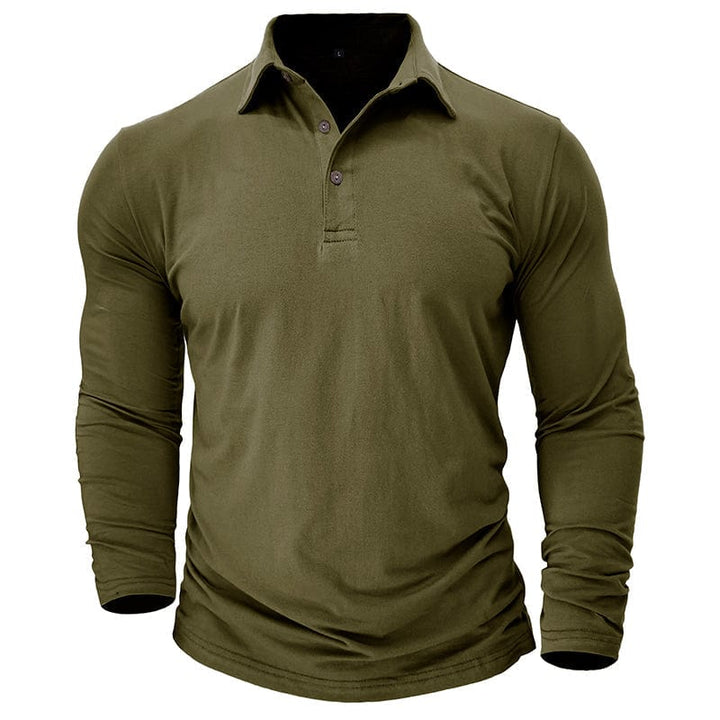 Travis Owen | Stilig Premium Långärmad Polo