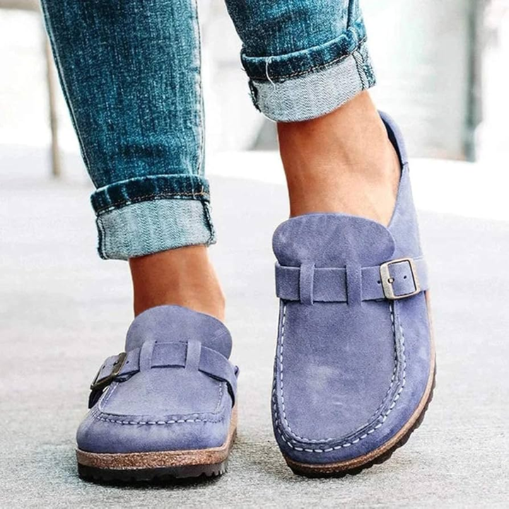 Lauren | Låg Klack Spänne Loafers