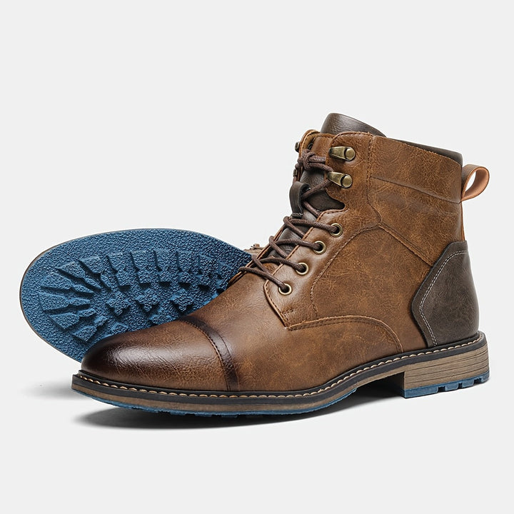 Rupert | Finsydda Cap-Toe Ankstövlar