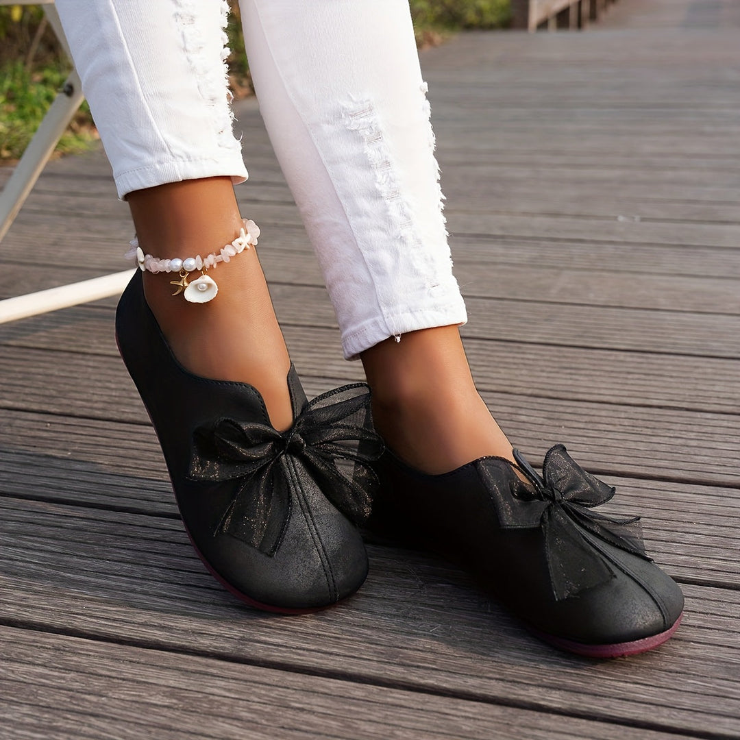 Cecilia | Båge-Accent Slip-On Flats