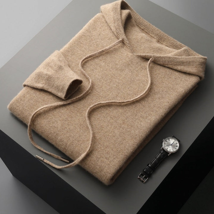 Ronan | Mjukstickad Hoodie