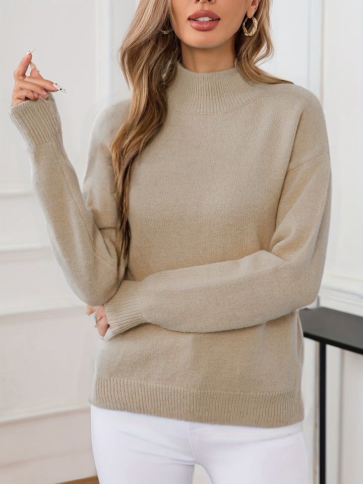 Lorelei | Förfinad Mock Neck Tröja