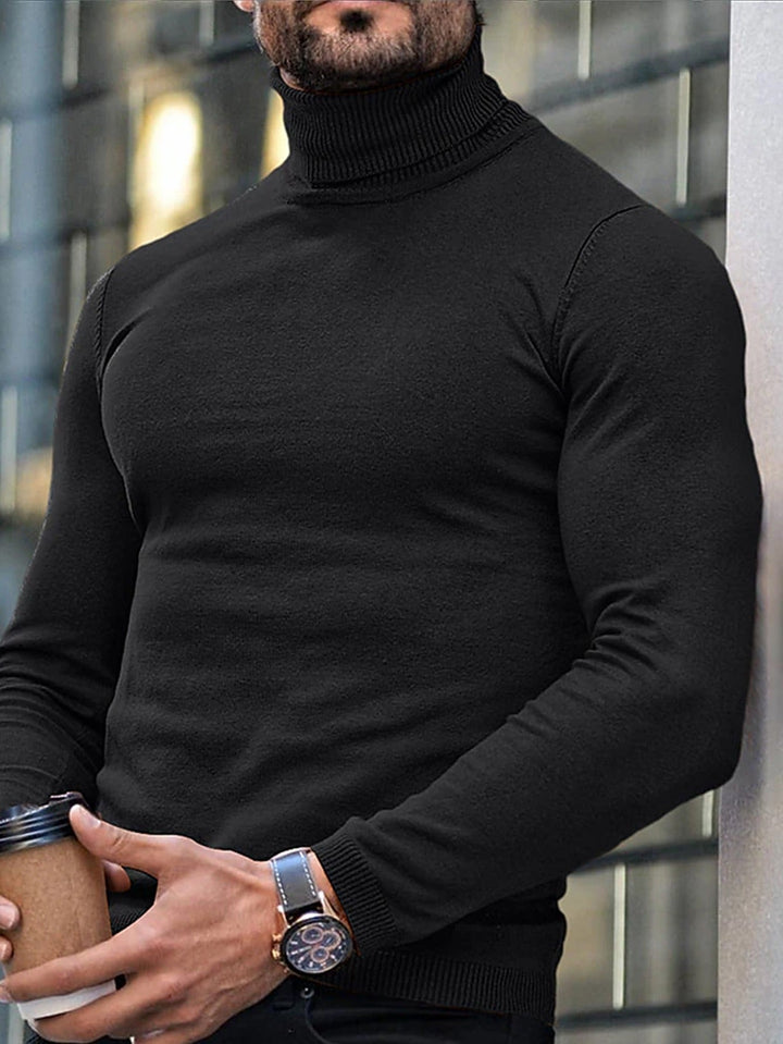Dominic | Förfinad Höghalsad Turtleneck