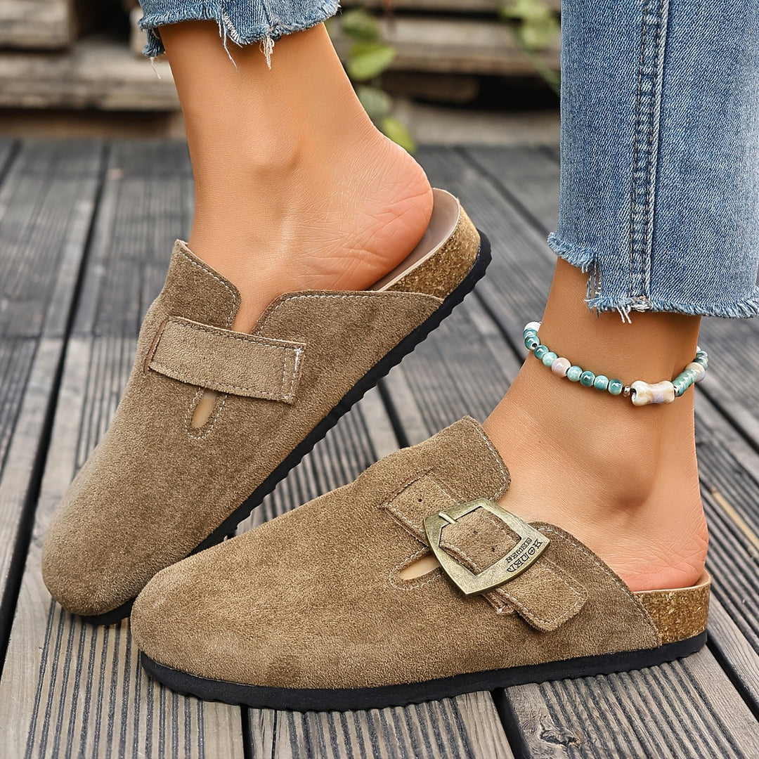 Winona | Slip-On Mules med Spänne