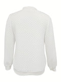 Carolyn | Kviltad-textur Baseballjacka