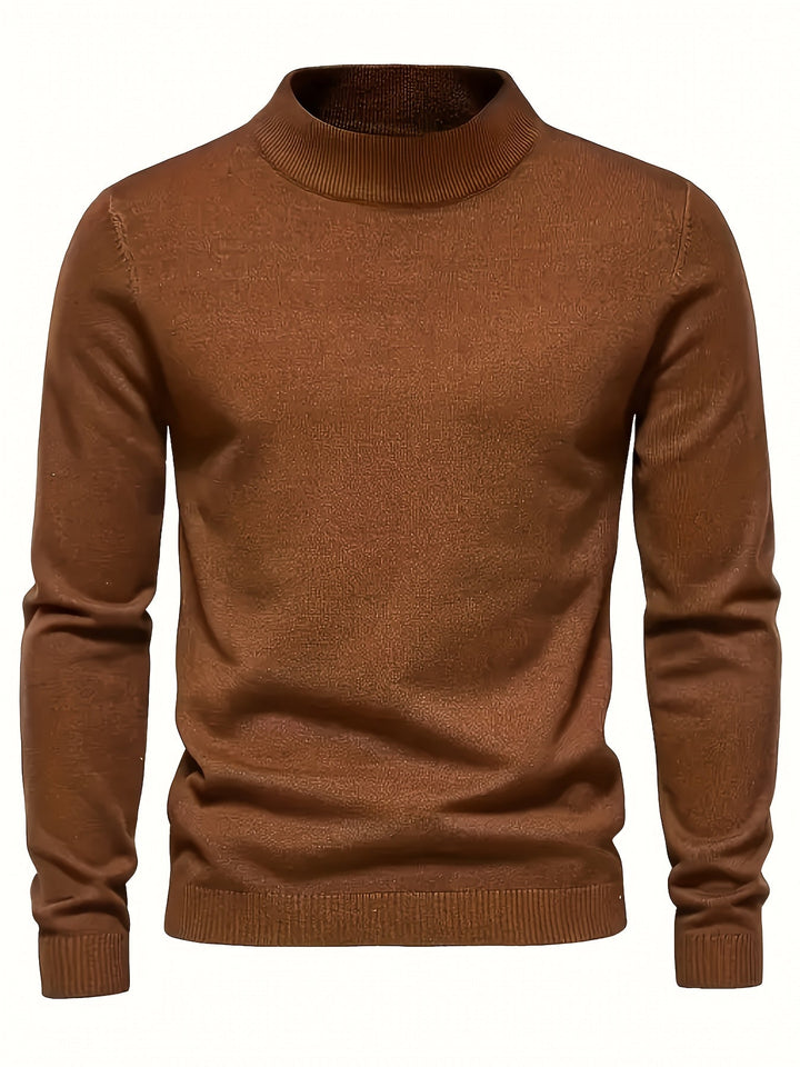 Russell | Finslipad Mock-Neck Tröja