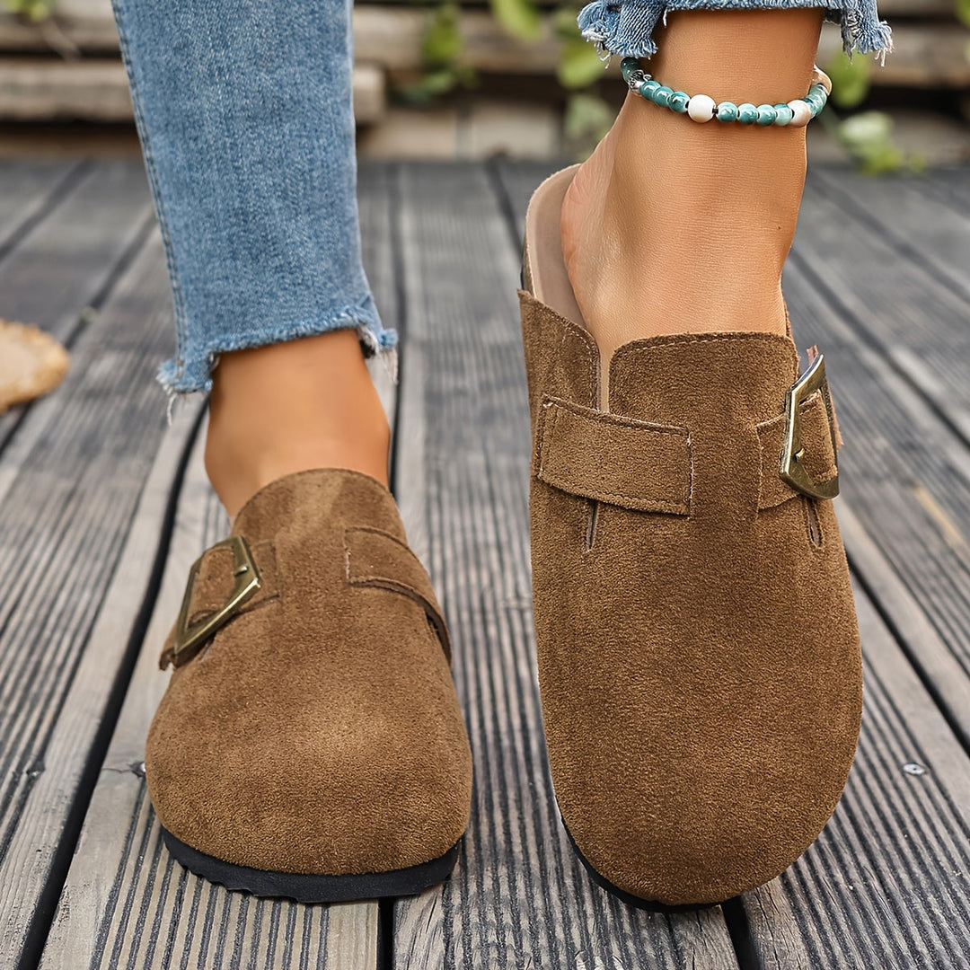 Winona | Slip-On Mules med Spänne